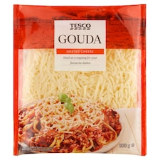 Gouda polotvrdý zrající plnotučný sýr strouhaný 200g
