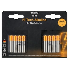 Home Hi Tech alkalické baterie AAA 8 ks