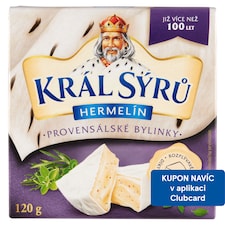 Král Sýrů Hermelín provensálské bylinky 120g