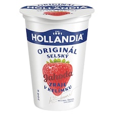 Hollandia Selský jogurt jahoda s kulturou BiFi 200g