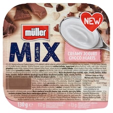 Müller Mix Choco Hearts jogurt 130g