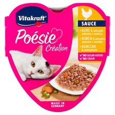Vitakraft Poésie Création kuře & zahradní zelenina v omáčce 85g