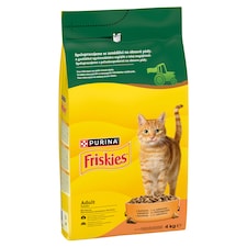 Friskies granule pro kočky kuře, zelenina 4kg