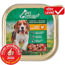 Pet Specialist Ragú s kuřecím a zeleninou 300g