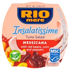 Rio Mare Insalatissime Hotový pokrm z fazolí, tuňáka, kukuřice a zeleniny 160g