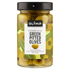 Olymp Zelené olivy bez pecky ve slaném nálevu 320g