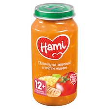 Hami masozeleninový příkrm Těstoviny se zeleninou a krůtím masem 12+ 250g
