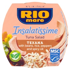 Rio Mare Insalatissime Hotový pokrm z fazolí, zeleniny, tuňáka a rýže 160g