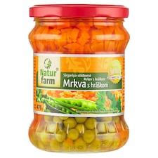 Natur Farm Mrkev s hráškem 470g