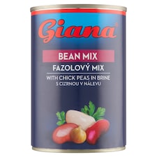 Giana Fazolový mix s cizrnou ve nálevu 400g