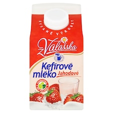 Mlékárna Valašské Meziříčí Kefírové mléko jahodové 450g