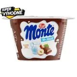 Zott Monte Mléčný dezert čokoládový s lískovými oříšky -30% cukru 150g