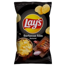Lay's Smažené bramborové lupínky s příchutí BBQ žebírek 130g