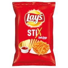 Lay's Stix Smažené bramborové lupínky s příchutí kečupu 60g