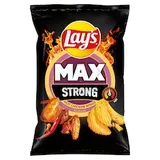 Lay's Max Strong smažené bramborové lupínky s pikantní příchutí 120g