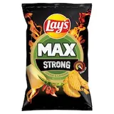Lay's Max Strong smažené bramborové lupínky s příchutí sýra a pikantních papriček 55g
