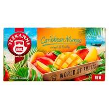 Teekanne World of Fruits Caribbean Mango ovocno-bylinný čaj 20 x 2,25g (45g)