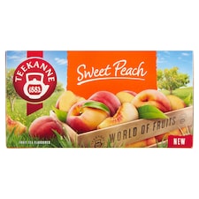 Teekanne World of Fruits Sweet Peach ovocno-bylinný čaj 20 x 2,25g (45g)