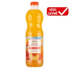 Nesycený nealkoholický jablečno-broskvový nápoj 1,5l
