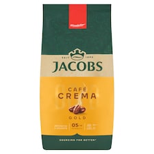 Jacobs Café Crema Gold káva pražená zrnková 1000g