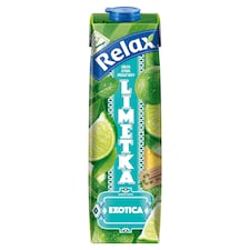 Relax Exotica ovocný nápoj limetka jablko citron příchuť máty 1l