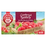 Teekanne World of Fruits Cranberry & Raspberry ovocno-bylinný čaj 20 x 2,25g (45g)