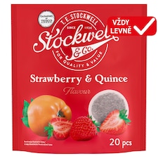 Stockwell & Co. Ovocný čaj s příchutí jahod a kdoulí 20 x 2g (40g)
