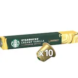 STARBUCKS by NESPRESSO Creamy Vanilla Flavoured Coffee, kávové kapsle - 10 kapslí v balení 51g