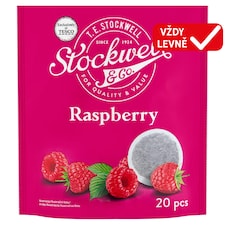 Stockwell & Co. Bylinno-ovocný čaj s malinami 20 x 2g (40g)