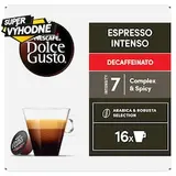 NESCAFÉ Dolce Gusto Espresso Intenso Decaffeinato - kávové kapsle - 16 kapslí v balení