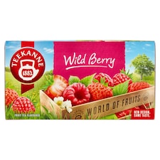 Teekanne World of Fruits Wild Berry ovocno-bylinný čaj aromatizovaný 20 x 2g (40g)