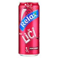 Relax Sycená limonáda příchuť liči 330ml