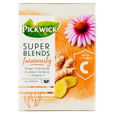 Pickwick Super Blends Immunity bylinný čaj aromatizovaný 15 x 1,5g (22,5g)