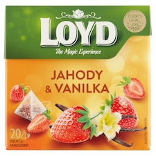 Loyd Ovocný čaj aromatizovaný jahody & vanilka 20 x 2g (40g)