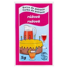 Barva do potravin růžová 5g