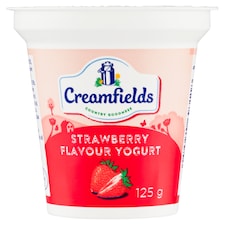 Creamfields Jogurt s jahodovou příchutí 125g