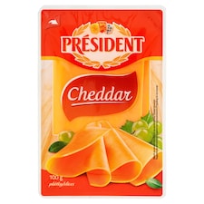 Président Cheddar plátky 100g