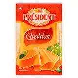 Président Cheddar plátky 100g