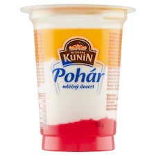 Mlékárna Kunín Pohár mléčný dezert s jahodovou příchutí 150g