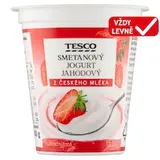 Smetanový jogurt jahodový 150g