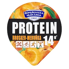 Bohušovická mlékárna Protein broskev-meruňka 140g