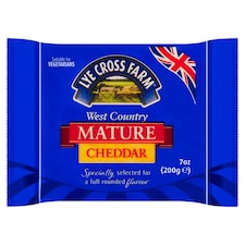 Lye Cross Farm English Mature Coloured cheddar 200g