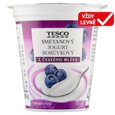 Smetanový jogurt borůvkový 150g