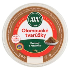 A.W. Olomoucké tvarůžky kousky s kmínem 125g