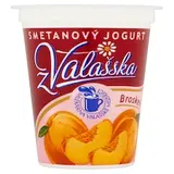 Mlékárna Valašské Meziříčí Smetanový jogurt z Valašska broskev 150g