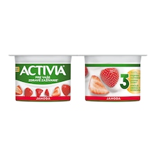ACTIVIA Jahoda 4x120g