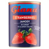Giana Jahody ve sladkém nálevu 400g