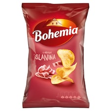 Bohemia Chips s příchutí slanina 130g