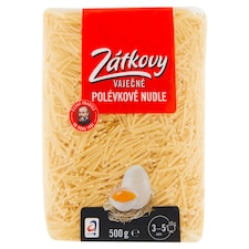 Zátkovy Vaječné Polévkové nudle 500g