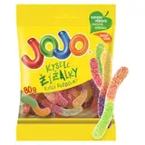 JOJO Kyselé žížalky želé bonbóny s ovocnými příchutěmi 80g